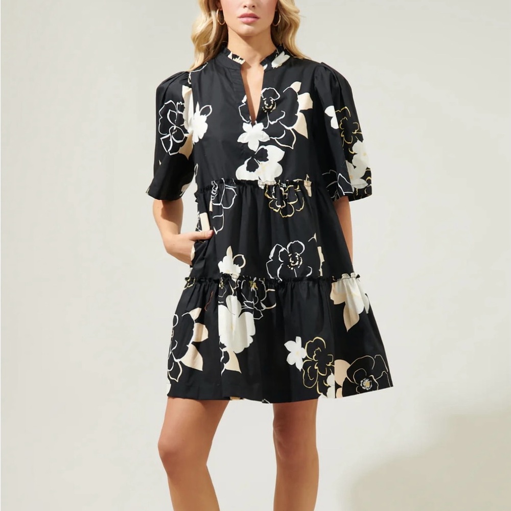 Sugarlips Cairan Rose Shift Dress medium